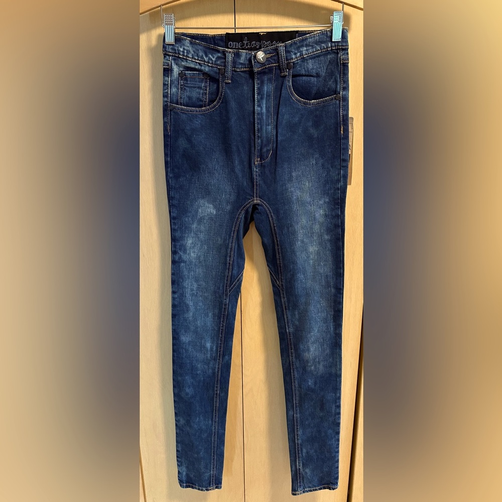 One Teaspoon Moonlight Runaways Drop Crotch Stretch Skinny Jean - NWT